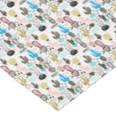 Nappe Motif géométrique de cactus moderne (Angle)