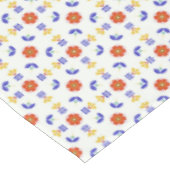 Nappe Motif géométrique de fleur au néon d'art populaire (Angle)