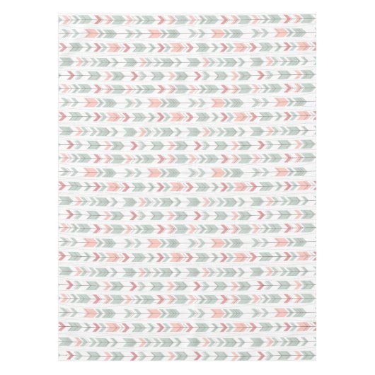 Nappe motif géométrique de style rétro (Devant)