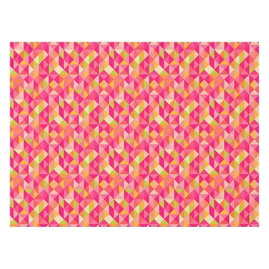 Nappe Motif géométrique de triangles (Devant (Horizontal))