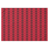 Nappe Motif géométrique diamant moderne sur les tons rou (Devant (Horizontal))