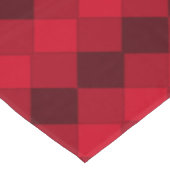 Nappe Motif géométrique diamant moderne sur les tons rou (Angle)