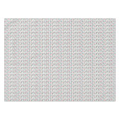 Nappe Motif géométrique floral d'art populaire (Devant (Horizontal))