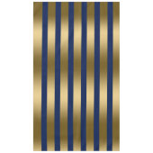 Nappe Motif géométrique Gold & Blue Stripes (Devant)