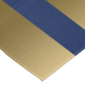 Nappe Motif géométrique Gold & Blue Stripes (Angle)