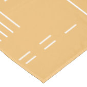 Nappe Motif géométrique Jaune Personnalisé Moderne Boho (Angle)