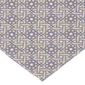 Nappe Motif géométrique marocain bleu islamique (Angle)