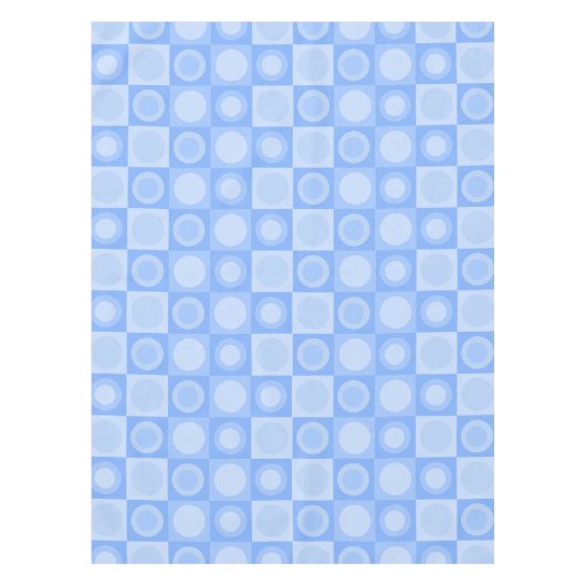 Nappe Motif géométrique MCM rétro Bébé bleu (Devant)