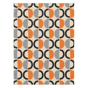 Nappe Motif géométrique moderne du milieu du siècle