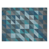 Nappe Motif géométrique moderne et élégant Blue Ombre (Devant (Horizontal))
