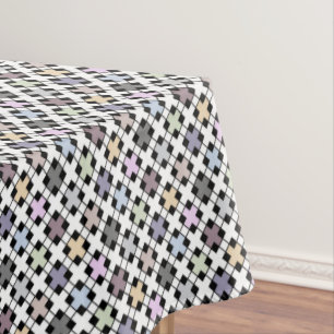 Nappe Motif géométrique multicolore