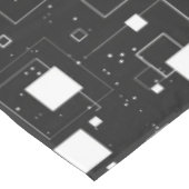 Nappe Motif géométrique noir et blanc (Angle)