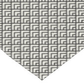 Nappe Motif géométrique noir et blanc (Angle)