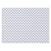 Nappe Motif géométrique pourpre de palmier d'aquarelle (Devant (Horizontal))
