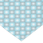 Nappe Motif géométrique rétro bleu et gris Rectangle (Angle)