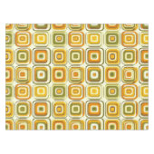 Nappe Motif géométrique rétro les années 70 dans les ton (Devant (Horizontal))