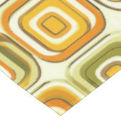 Nappe Motif géométrique rétro les années 70 dans les ton (Angle)