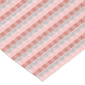 Nappe Motif géométrique rétro rayé multicolore (Angle)