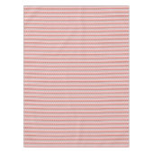 Nappe Motif géométrique rétro rayé multicolore (Devant)