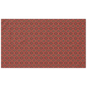 Nappe Motif géométrique rouge / Impression indienne (Devant (Horizontal))