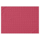 Nappe Motif géométrique rouge rétro (Devant (Horizontal))
