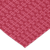 Nappe Motif géométrique rouge rétro (Angle)