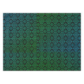 Nappe Motif géométrique vert / Impression indienne (Devant (Horizontal))