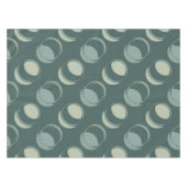Nappe Motif géométrique vert moderne (Devant (Horizontal))