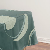 Nappe Motif géométrique vert moderne (In Situ)