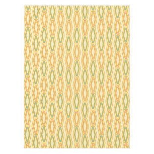 Nappe Motif géométrique vibrant avec des formes hexagona