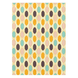 Nappe Motif géométrique vibrant avec des rangées de s oc