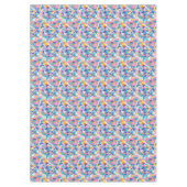 Nappe Motif géométrique violet et rose (Devant)