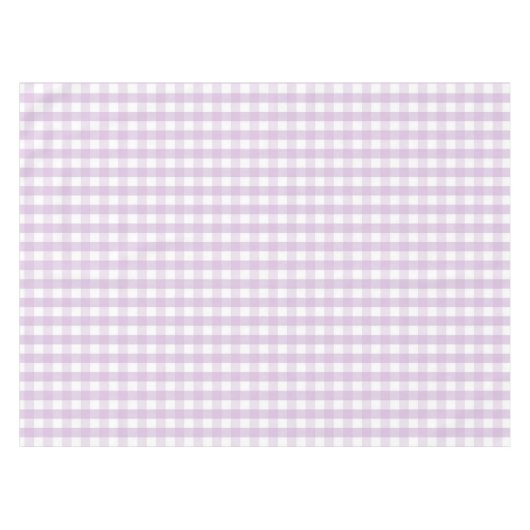 Nappe Motif Gingham Bleu Pastel Moderne Chic de Printemp (Devant (Horizontal))