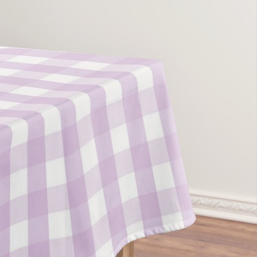 Nappe Motif Gingham Bleu Pastel Moderne Chic de Printemp (In Situ)