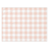 Nappe Motif Gingham Corail Pastel et Blanc (Devant (Horizontal))