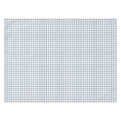 Nappe Motif Gingham Côtier Carreaux Blanc Bleu Uni (Devant (Horizontal))