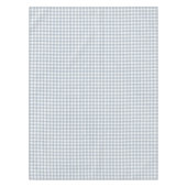 Nappe Motif Gingham Côtier Carreaux Blanc Bleu Uni (Devant)