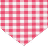 Nappe Motif Gingham Rouge et Blanc Classique Rustique (Angle)