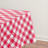 Nappe Motif Gingham Rouge et Blanc Classique Rustique (In Situ)