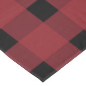 Nappe Motif Gingham Rouge Noir (Angle)