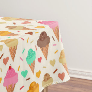 Nappe Motif glacé coloré savoureux
