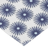 Nappe Motif graphique à fleurs bleues (Angle)