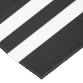 Nappe Motif Gras Noir Et Blanc (Angle)