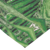 Nappe Motif Greens et Raindrops (Angle)