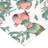 Nappe Motif grenade et Lovebirds (Angle)