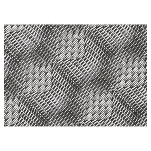 Nappe Motif gris Abstrait et élégant (Devant (Horizontal))