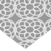 Nappe Motif gris blanc géométrique (Angle)