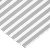 Nappe Motif Gris/Blanc Simple Stripes (Angle)