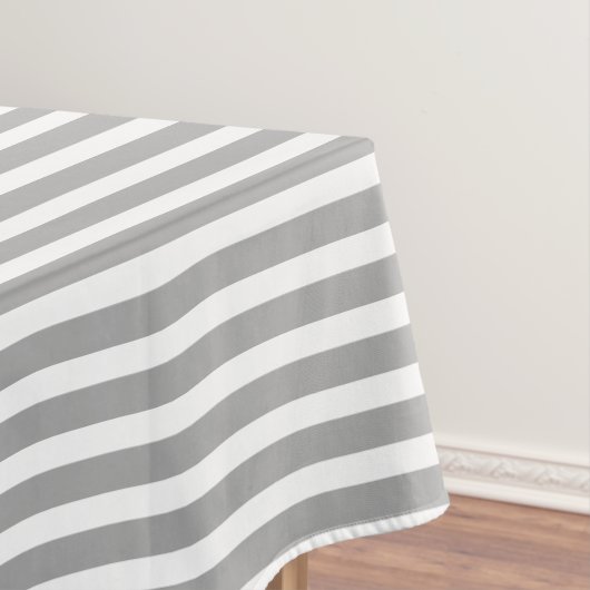 Nappe Motif Gris/Blanc Simple Stripes (In Situ)