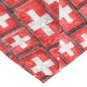 Nappe Motif grunge urbain de drapeau de la Suisse (Angle)